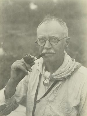 Howard Greene, born in 1865, ran a wholesale drug company in Milwaukee. He shot photographs and took notes throughout canoe trips and produced leather-bound journals for each participant.