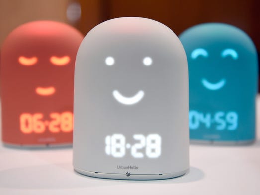 Remi is a smart alarm clock and is displayed at the