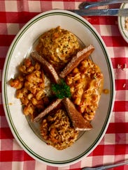 Bon Ton Cafe’s Crawfish Dinner featuring Crawfish Étouffée,