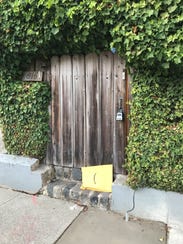 An Amazon package left on at a doorway in San Francisco.
