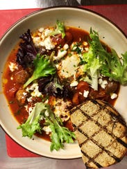 Shakshuka with lamb mergueze at MishMish in Montclair