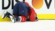 Washington Capitals defenseman Brooks Orpik was hit
