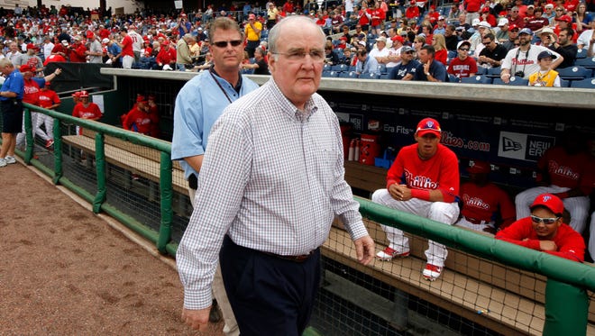 Phillies general partner, president and chief executive officer David Montgomery
