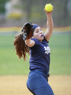 Ramsey sophomore Victoria Sebastian went 5-0 and pitched 26 scoreless innings last week, while also batting .438 at the plate.