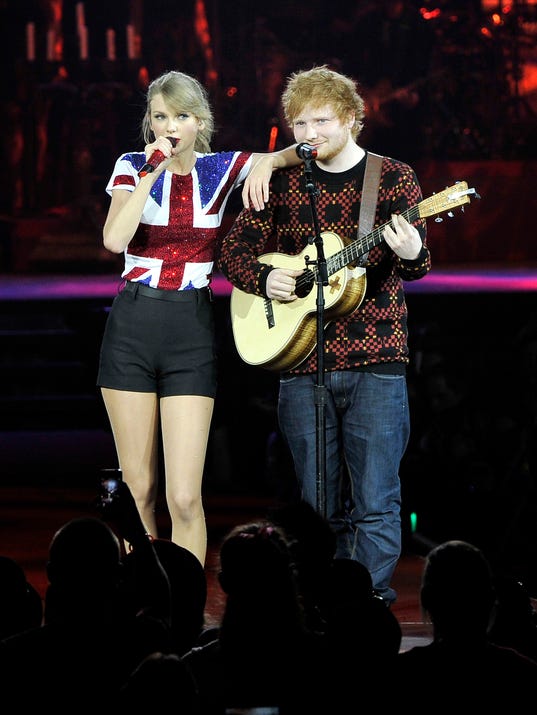 Taylor Swift Ed Sheeran Cara Delevingne Sing Together
