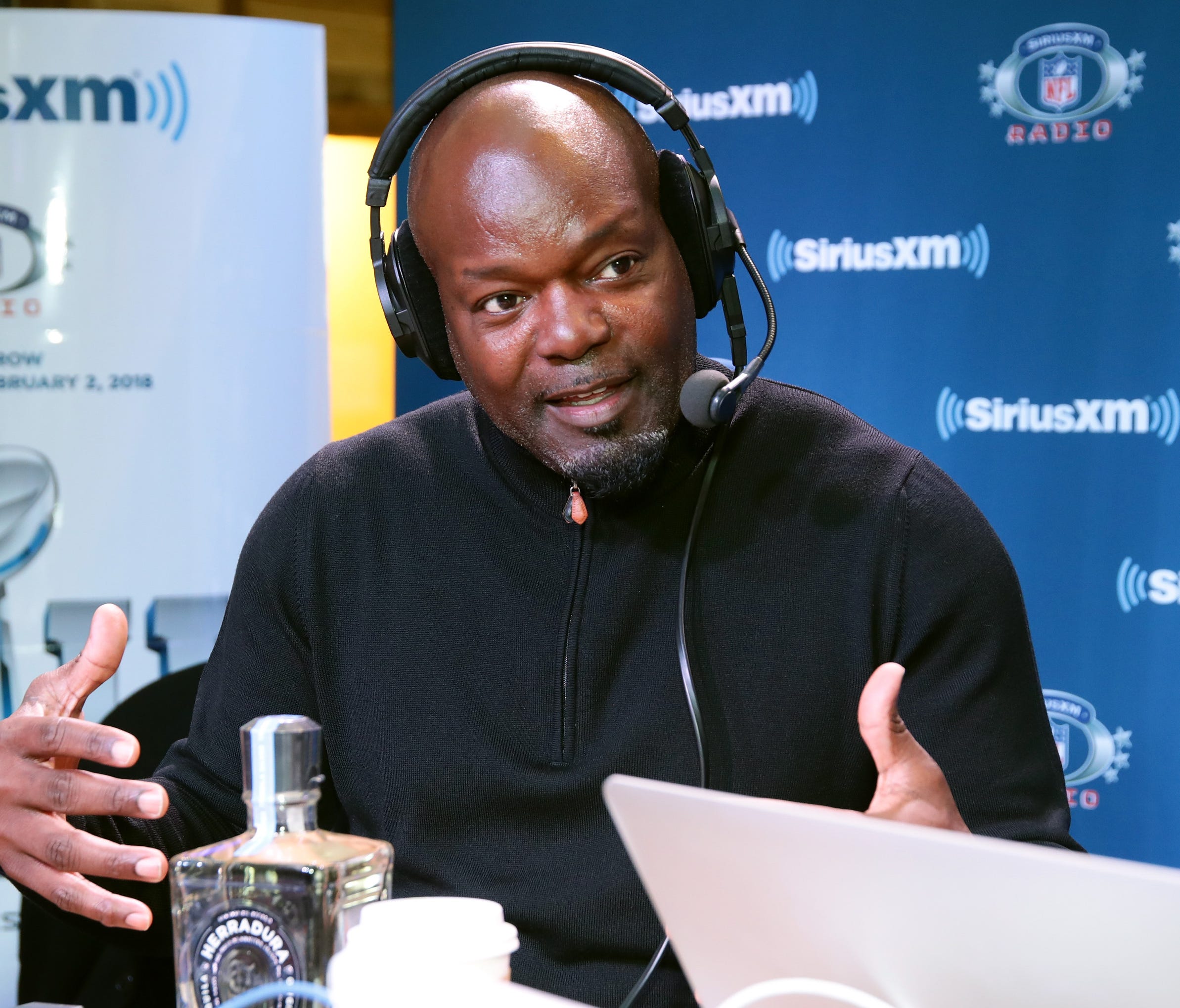 BLOOMINGTON, MN - FEBRUARY 01:  Former NFL player and NFL Hall of Fame player Emmitt Smith attends SiriusXM at Super Bowl LII Radio Row at the Mall of America on February 1, 2018 in Bloomington, Minnesota.  (Photo by Cindy Ord/Getty Images for Sirius