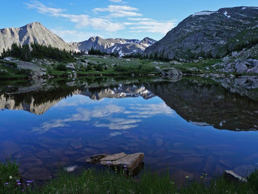 After a day of hike, sit on the banks of Gorge Lakes