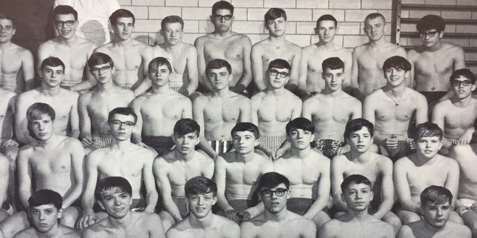 Vintage 70s Naturist Nude - Andreatta: When boys swam nude in gym class