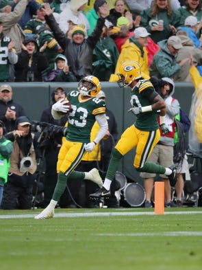Green Bay Packers cornerback Damarious Randall (23)