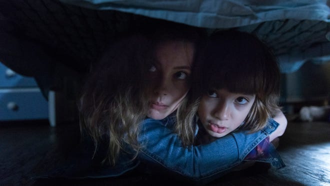 Oliver and his mom (Azhy Robertson and Gillian Jacobs) find a "safe" place to hide.