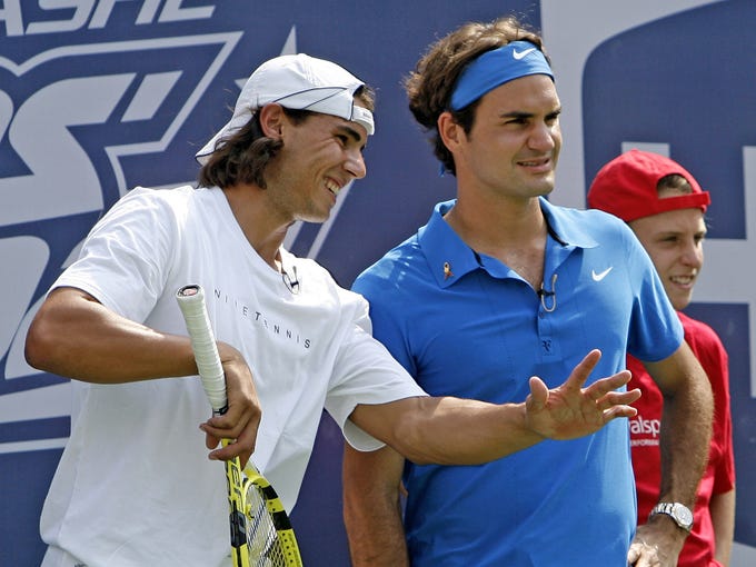 Tennis' great rivalry, Roger Federer vs. Rafael Nadal