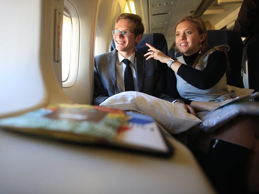 Ryan and Jennifer Herrscher of Dallas chat on board