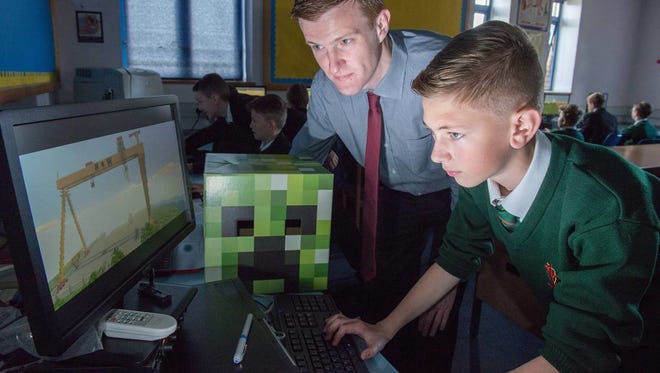 Microsoft on Tuesday said it had acquired the teacher-created MinecraftEdu, a school-oriented version of the phenomenally popular world-building game.