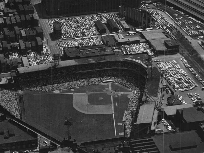 Crosley Field through the years