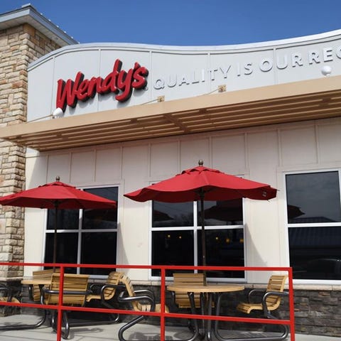 A Wendy's restaurant.