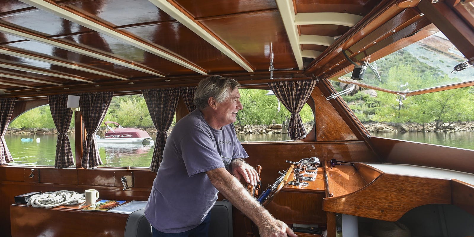 Man S Restored Boat Named For Daughter