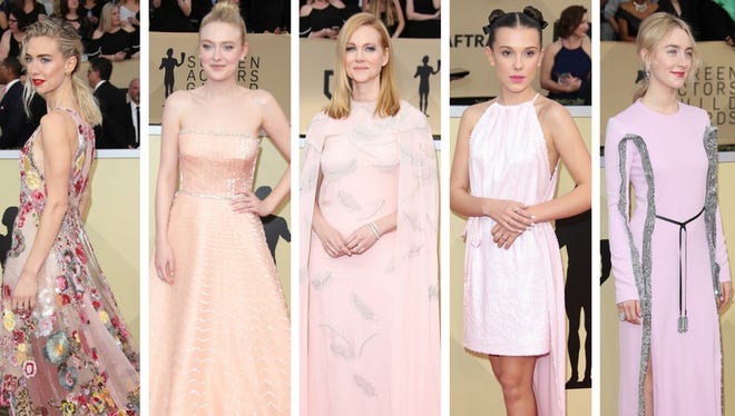 Sag Awards 2018 Best Dressed Margot Robbie Millie Bobby Brown