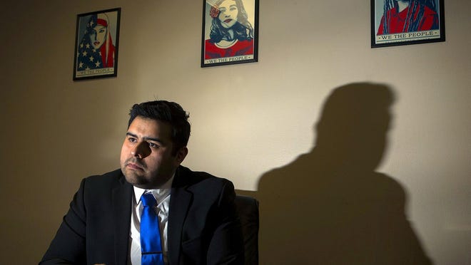 Kent lawyer Luis Cortes Romero, photographed in 2017, represents plaintiffs in the Supreme Court case over DACA. He is himself both a DACA recipient and an essential worker, continuing to meet with clients and attend hearings at the Northwest detention center.