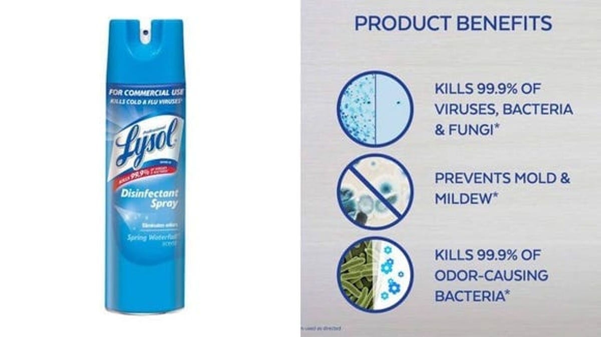 Lysol Is The First Epa Approved Household Cleaner To Kill Coronavirus