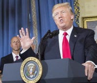 President Trump at the White House on July 24, 2017.