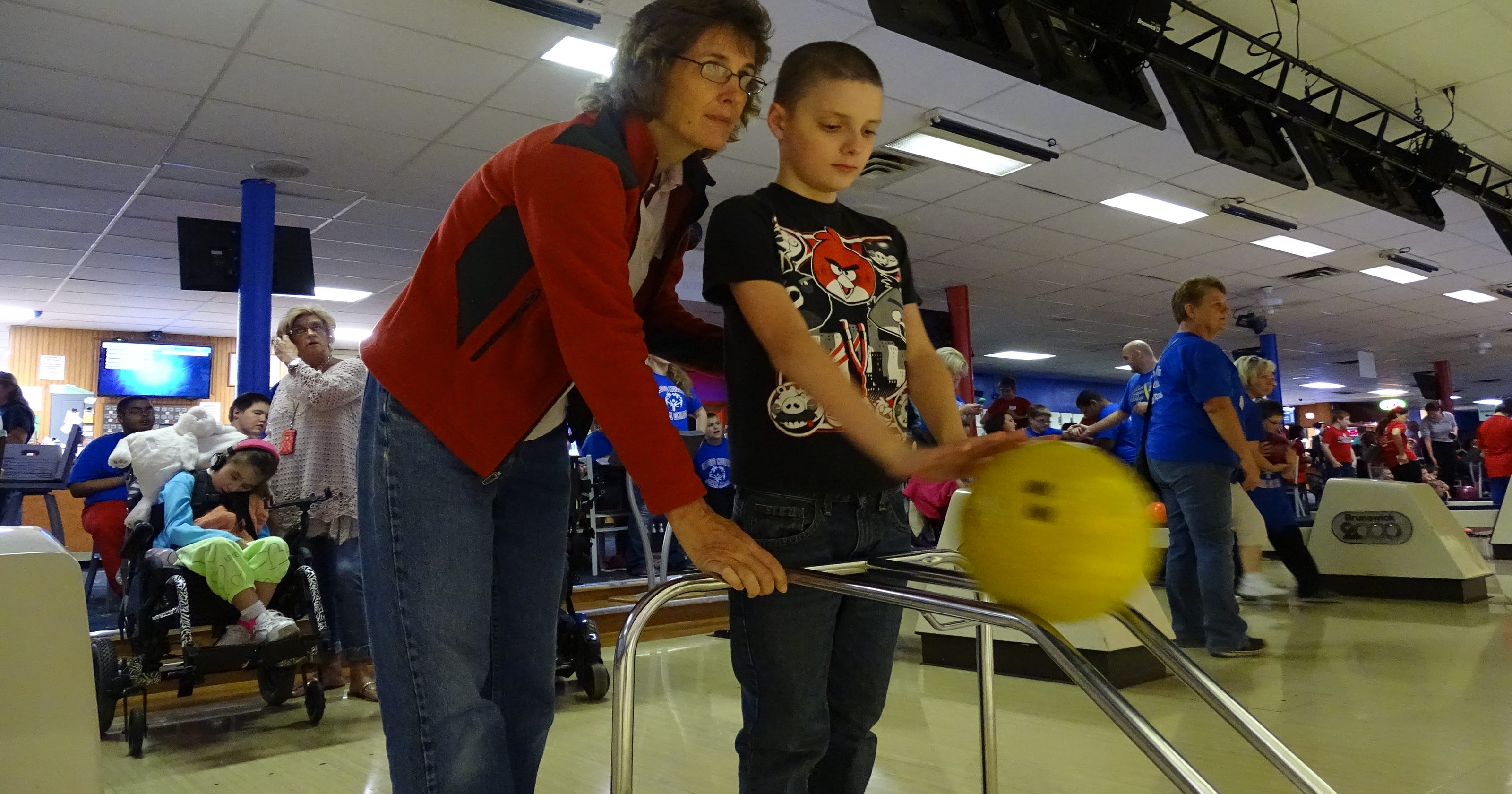 Special Olympics bowling brings smiles