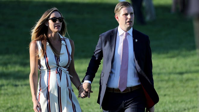 Eric And Lara Trump Welcome First Child Potus Ninth Grandchild