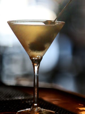 A dirty martini.