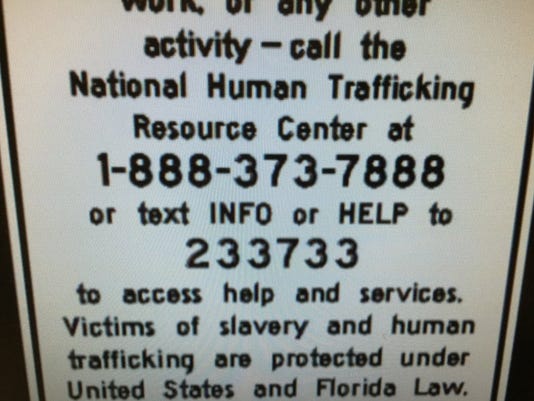 Signs Fighting Human Trafficking Become Law New Year S Day