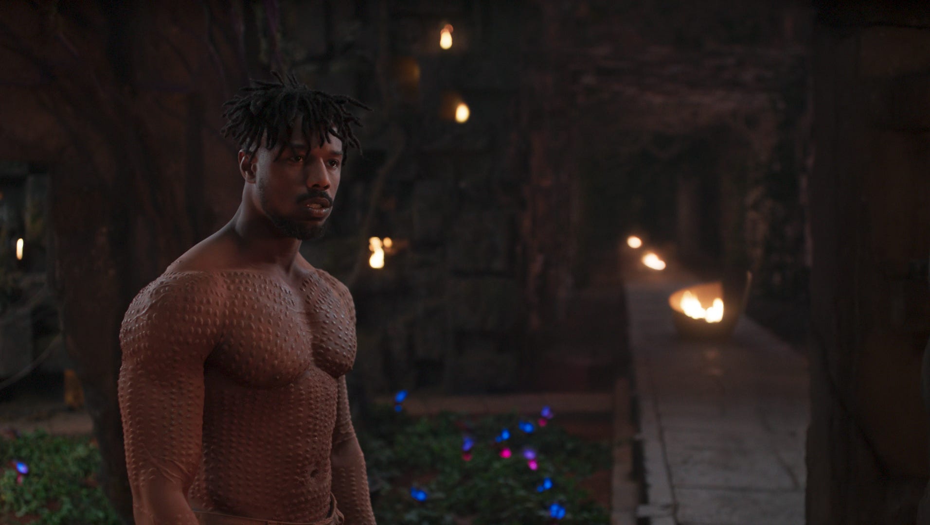 Black Panther How Michael B Jordan Got Mean Massive For