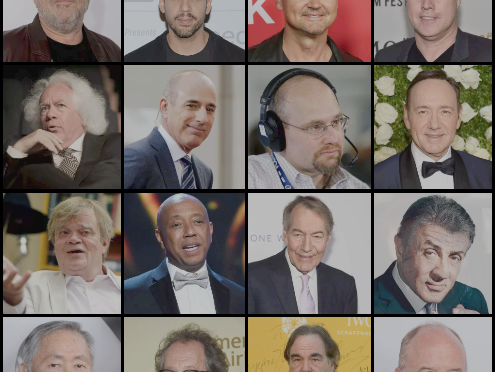 Reports of sexual harassment by Hollywood powerbroker Harvey Weinstein have encouraged others to come forward and tell their stories of abuse from men in entertainment, politics and the media.