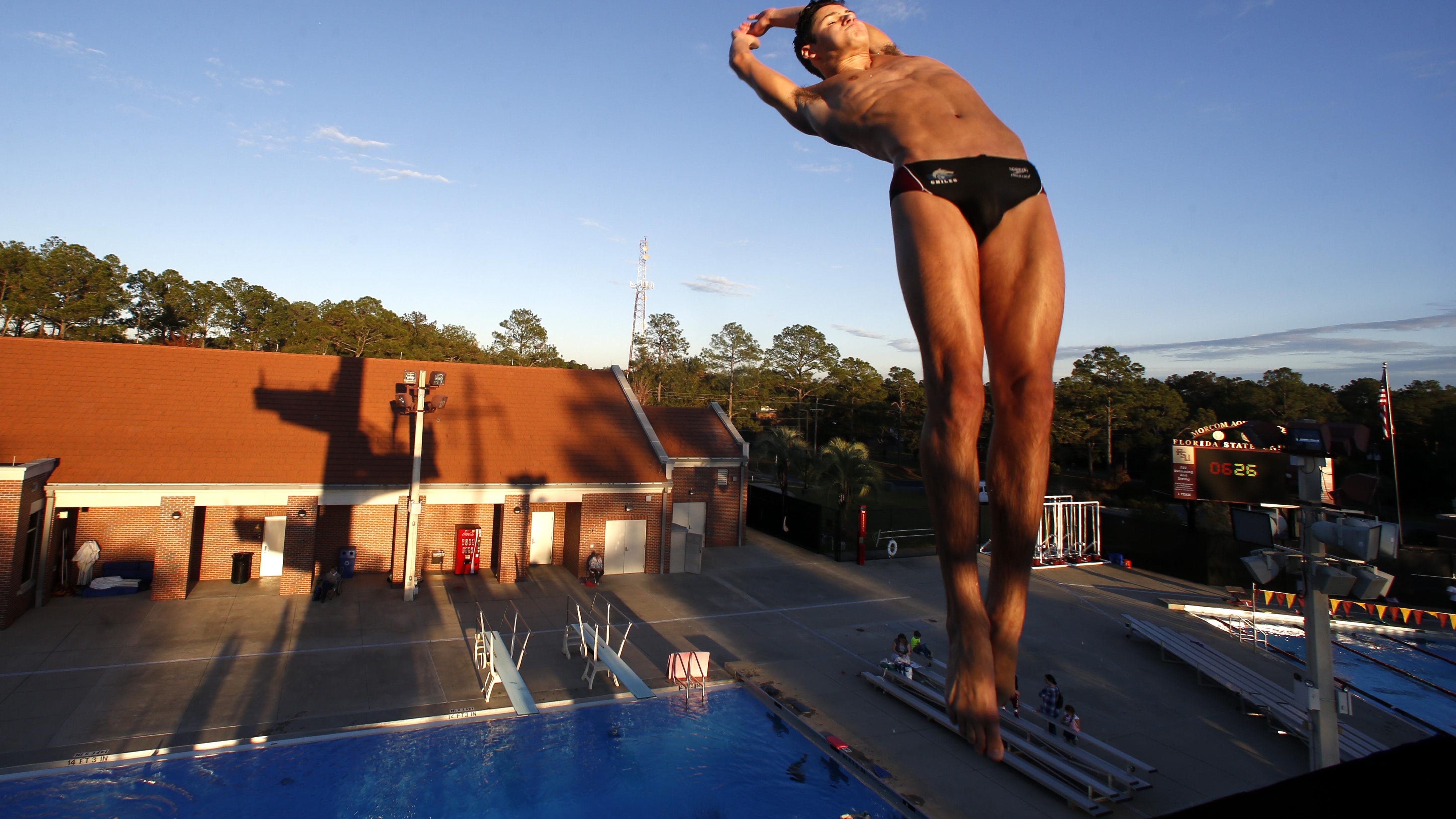 Chase Lane Former Chiles Diver Competing At Usa Diving Olympic Trials