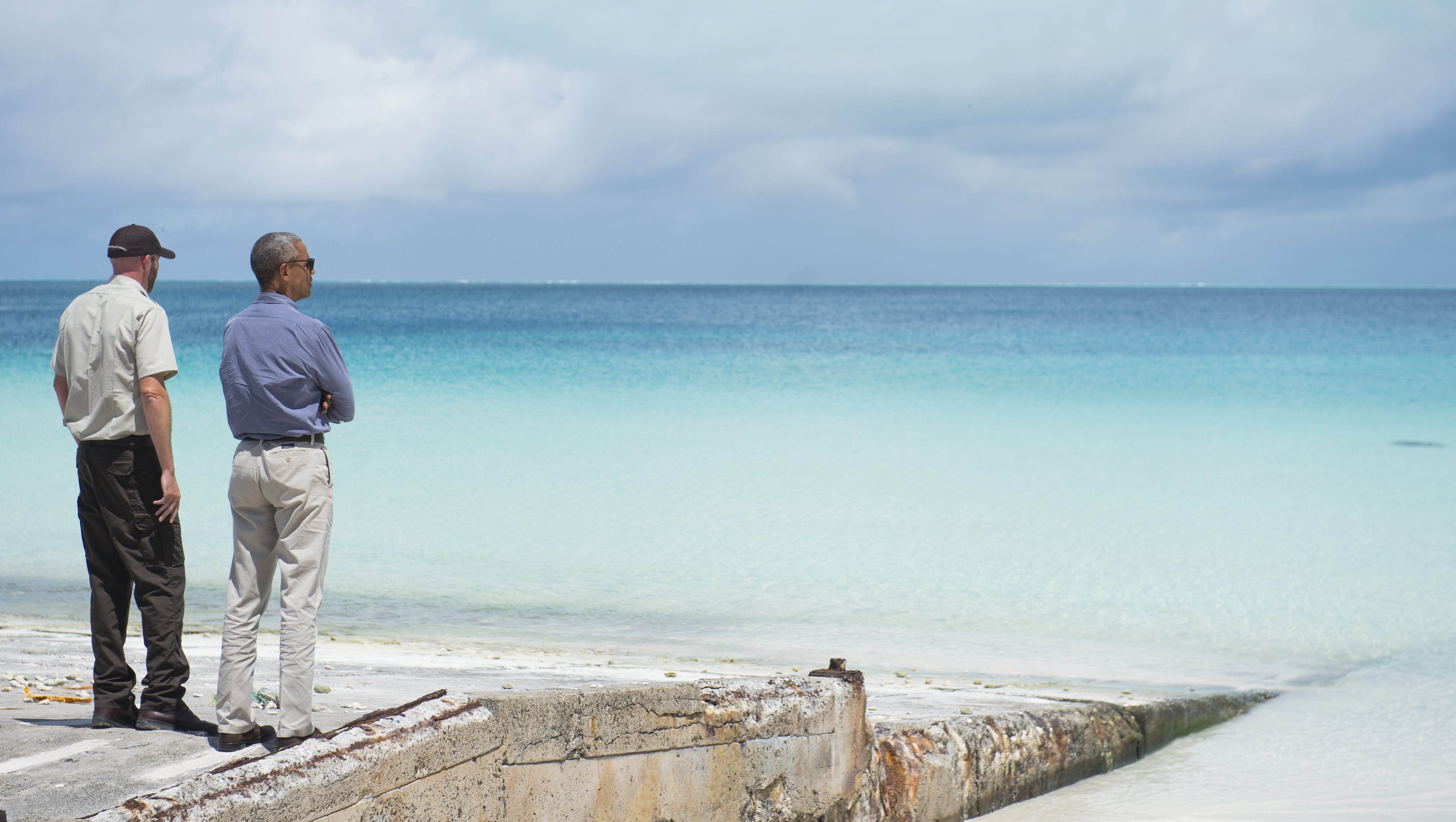 Obama On Historic Midway Island Touts His Conservation Efforts