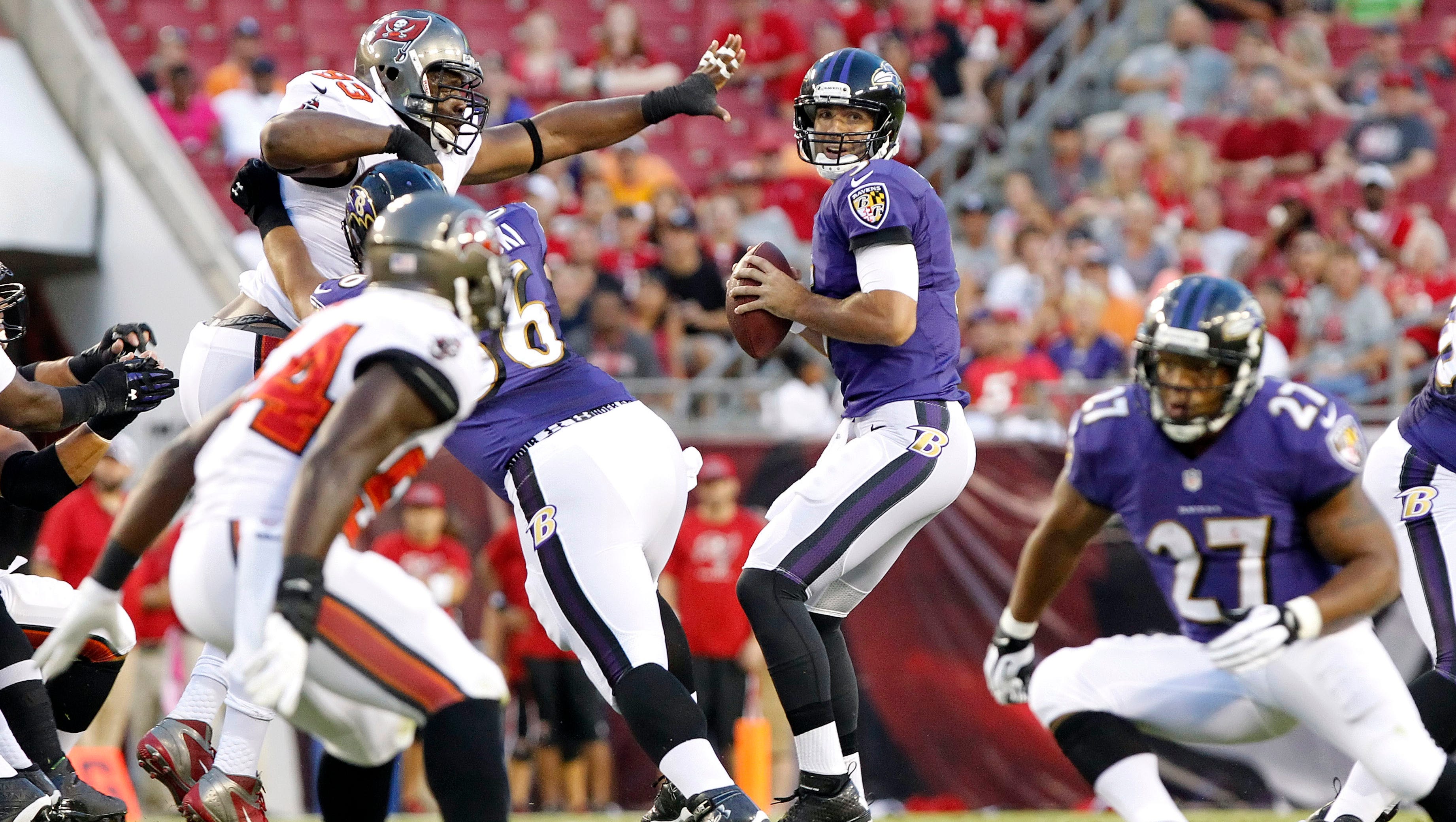 Roundup: Ravens sharp in preseason debut vs. Bucs