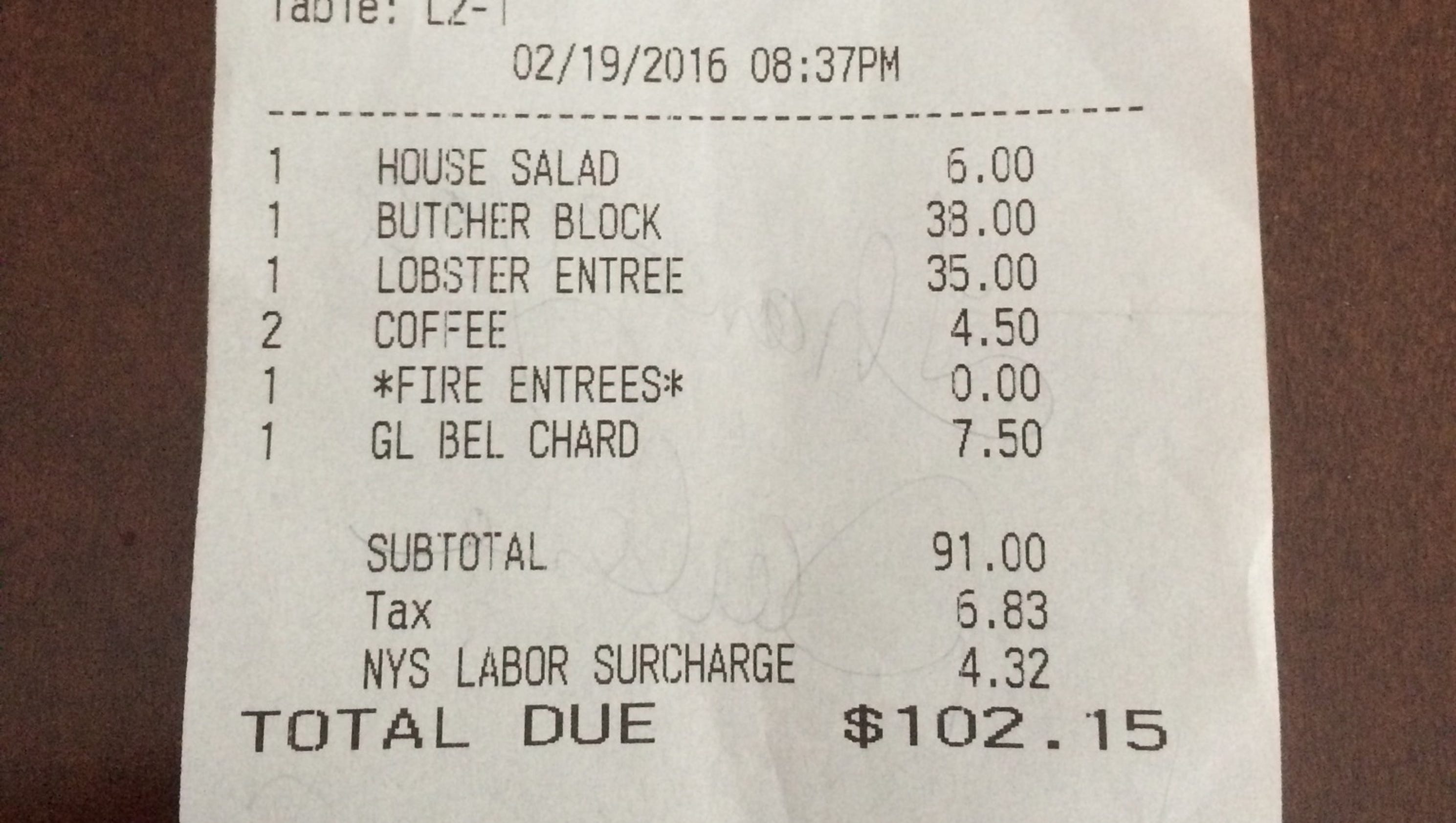 Belhurst Castle Adds Mystery Surcharge To Dining Bill 