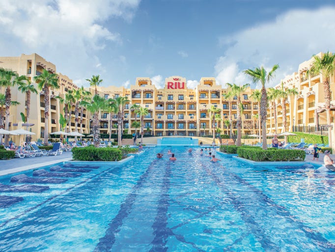 The Riu Santa Fe in Cabo San Lucas was the most in-demand