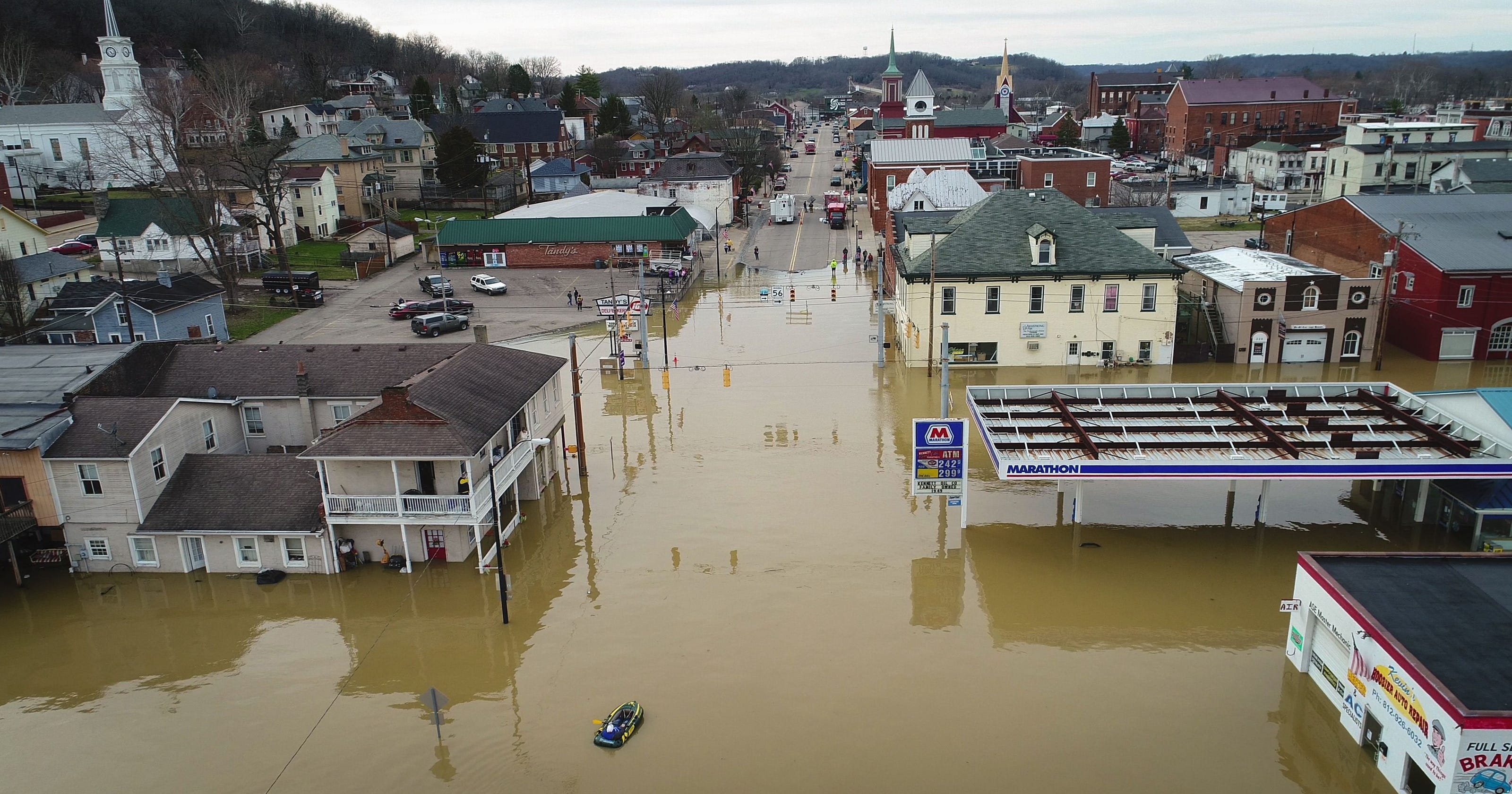 River flooding Cities brace for more damage after deadly storms
