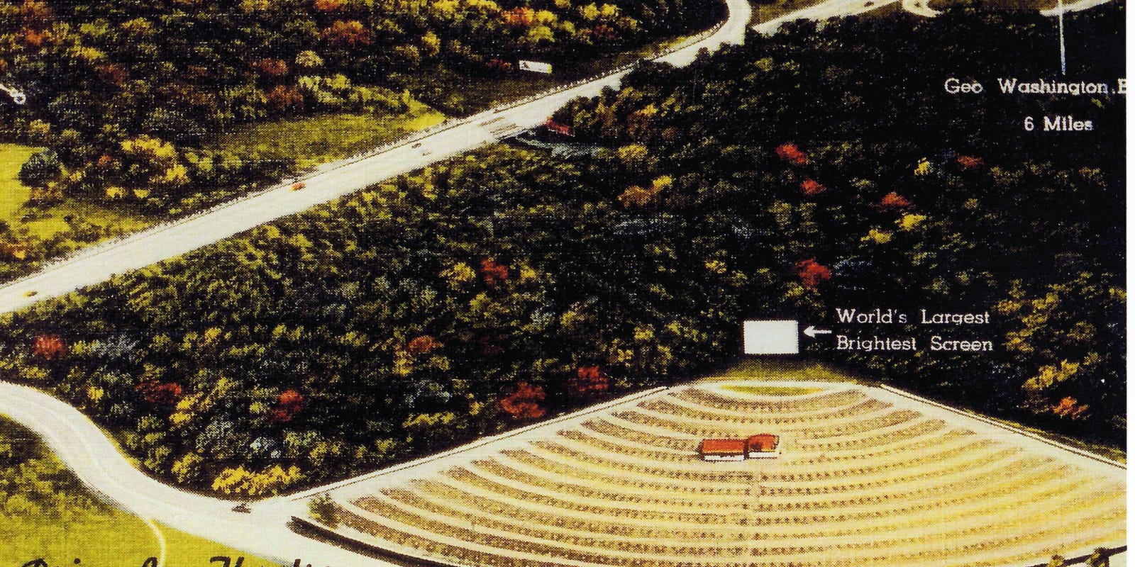Paramus Mall Parking Lot Was Once A Drive In Cinema Under The Stars