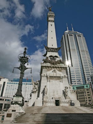 The Soldiers and Sailors Monument.