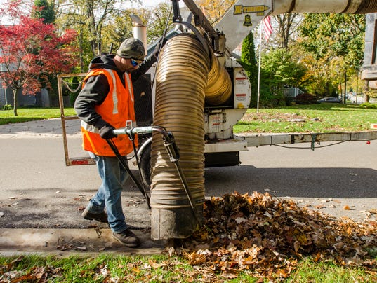 How do you find local leaf pick-up services?