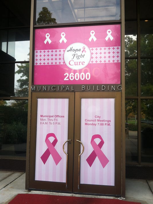 City Urges Residents Businesses To Decorate Doors Pink