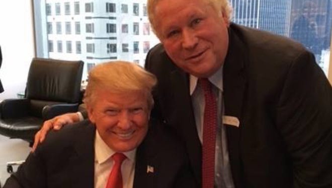 Fort Myers High graduate Jay Strack with Donald Trump, sworn in as 45th President on Friday.