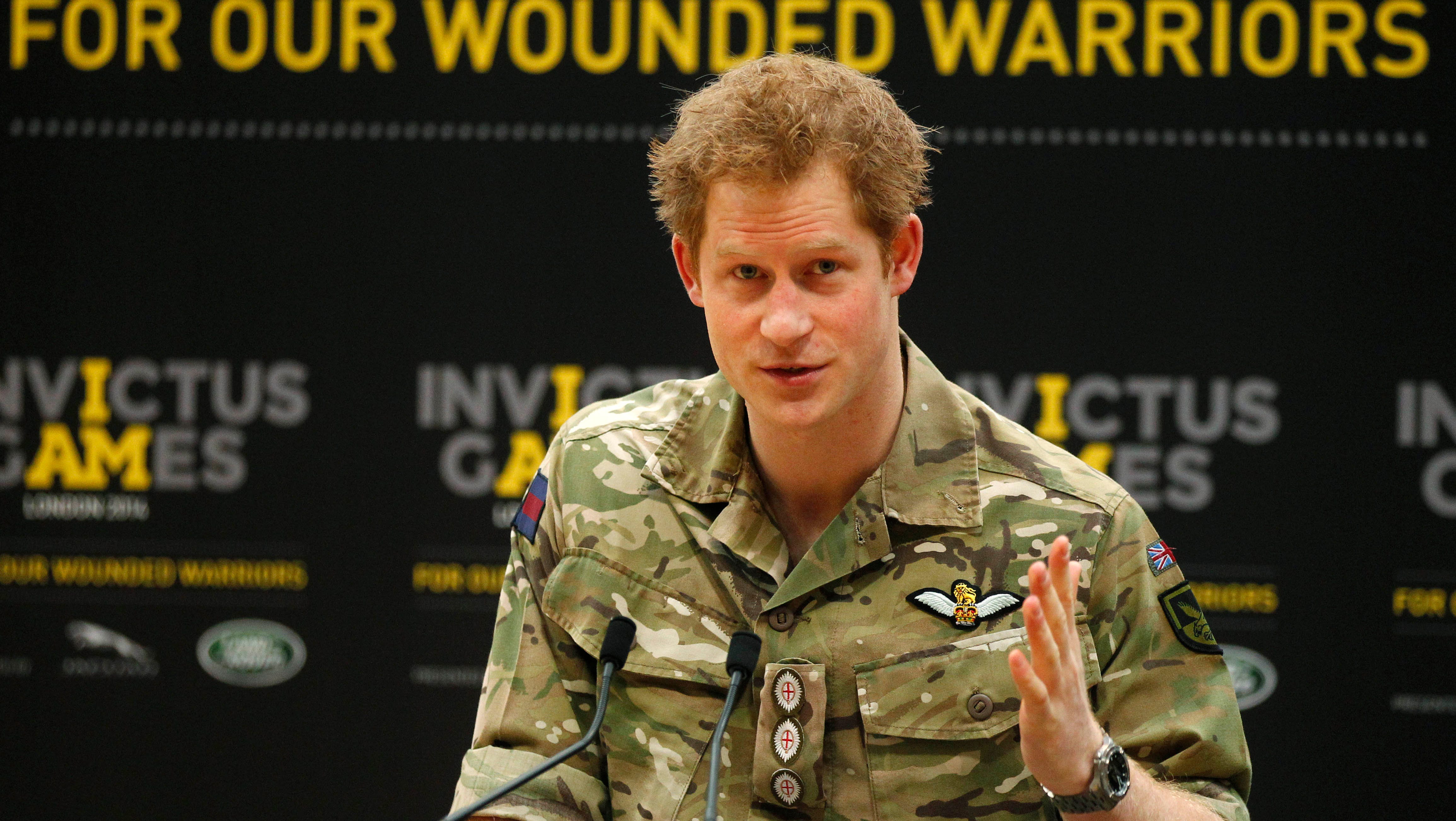 Prince Harry launches 'Invictus Games' for wounded vets