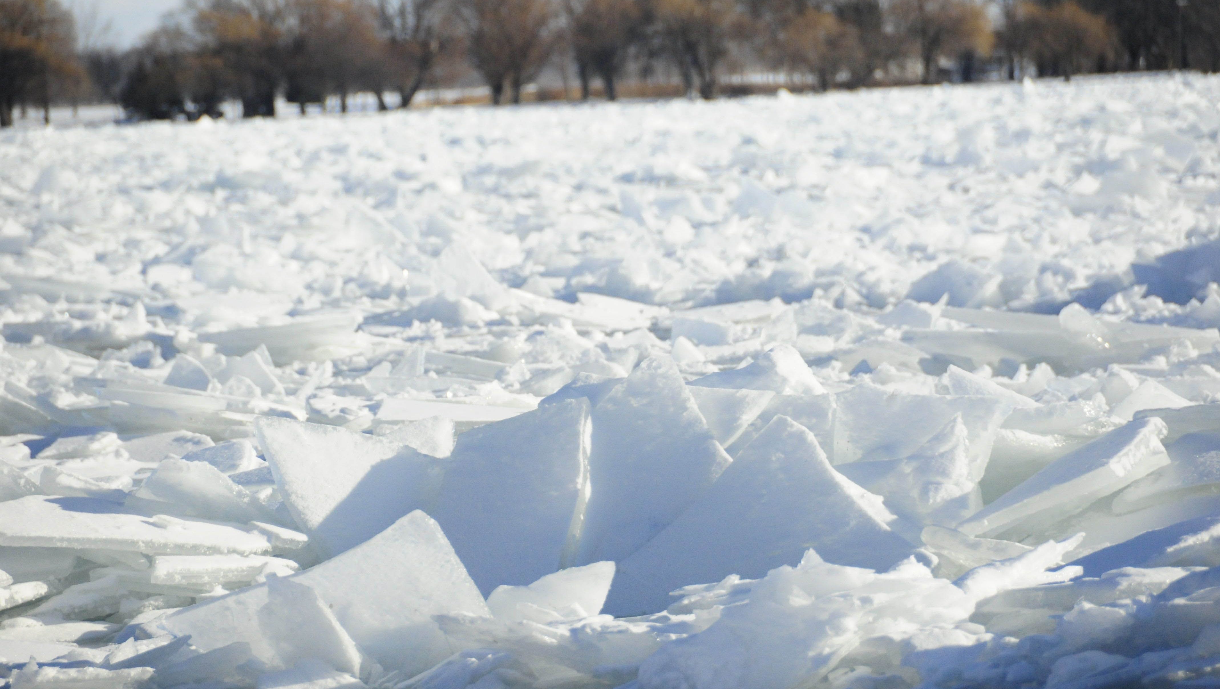 More than half the Great Lakes are covered in ice