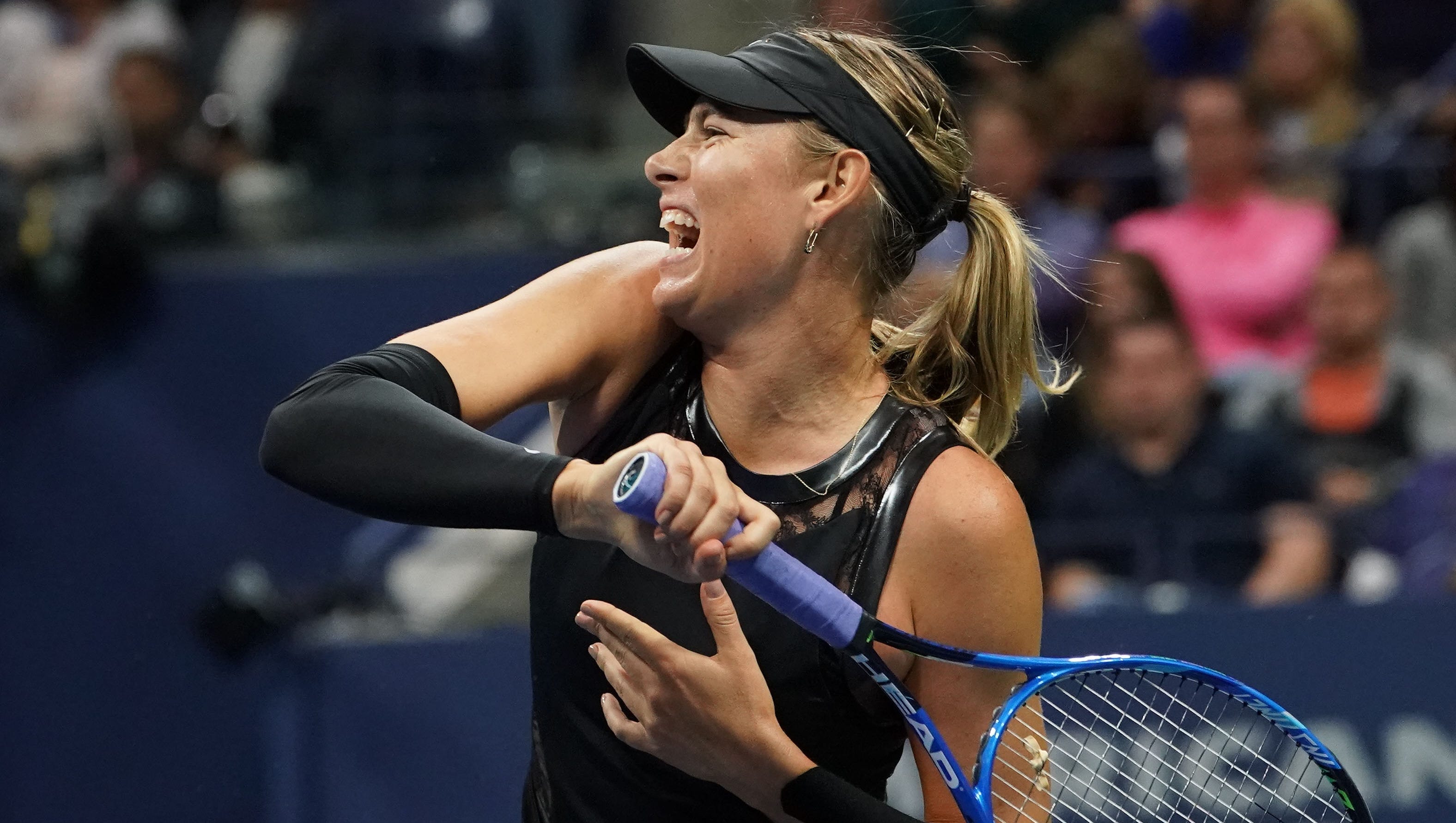 U S Open Maria Sharapova Tops Sofia Kenin In Wild Card Battle
