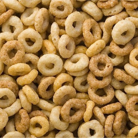 Cheerios breakfast cereal.