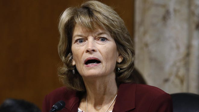FILE - In this Dec. 19, 2019 file photo, Sen. Lisa Murkowski, R-Alaska, chair of the Senate Energy and Natural Resources Committee, speaks during a hearing on the impact of wildfires on electric grid reliability on Capitol Hill in Washington. Murkowski says she was âdisturbedâ to hear Senate Majority Leader Mitch McConnell say there would be âtotal coordinationâ between the White House and the Senate over the presidential impeachment trial. In an interview with KTUU, Murkowski said she remains undecided on how she would vote when the trial takes place. She was critical of the impeachment process in the House, describing it as rushed. But she said there should be distance between the Trump administration and the Senate on how the trial is conducted. (AP Photo/Patrick Semansky, File)