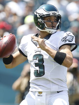Mark Sanchez, shown in the preseason, will make his first start of the season Sunday in place of the injured Sam Bradford.