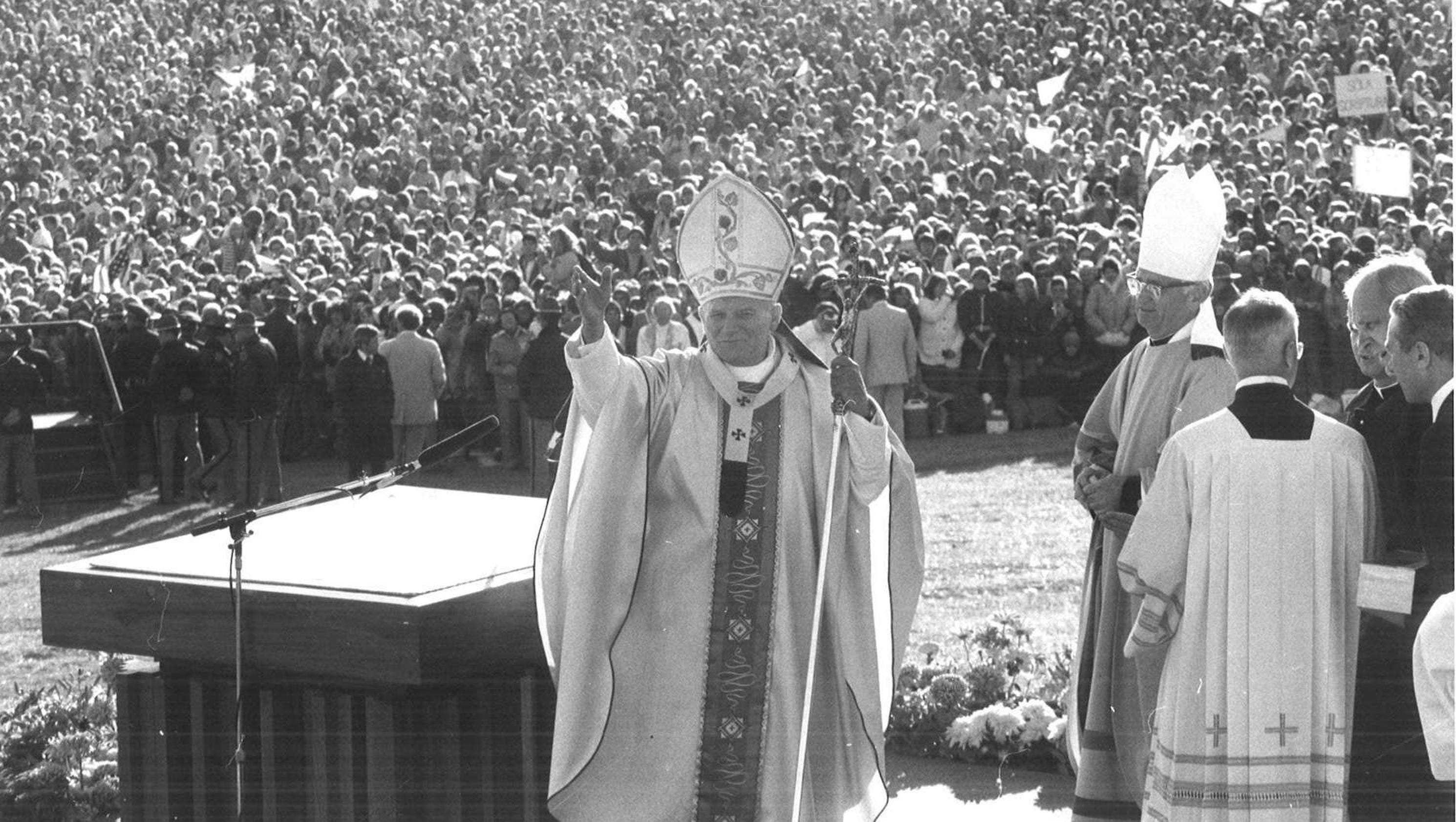 pope john paul visit to usa