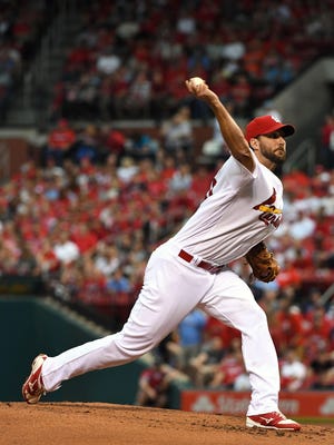 St. Louis Cardinals pitcher Adam Wainwright was 5-0 in his previous seven starts