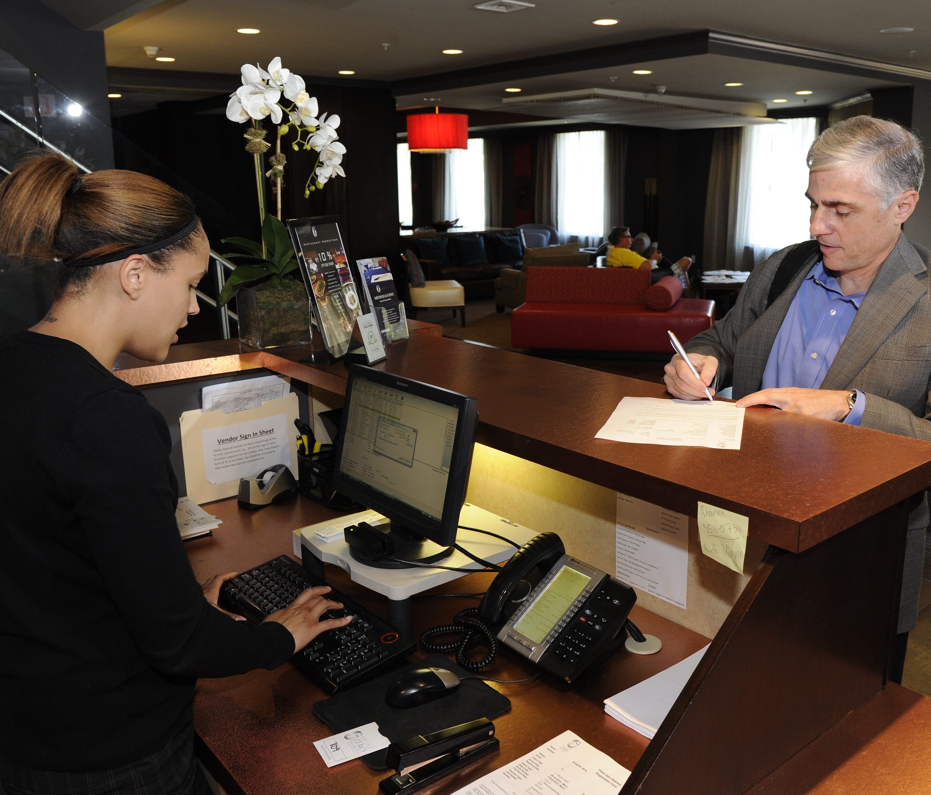 Did you forget something when you packed? Before heading to the store, ask at your hotel front desk if they can provide a free replacement.